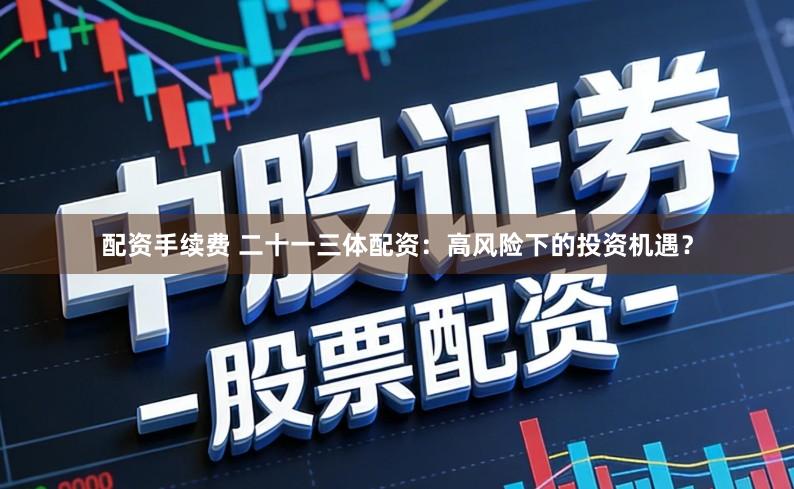 配资手续费 二十一三体配资:高风险下的投资机遇?