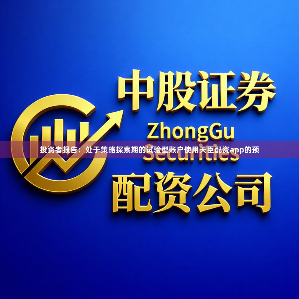 投资者报告：处于策略探索期的试验型账户使用天臣配资app的预